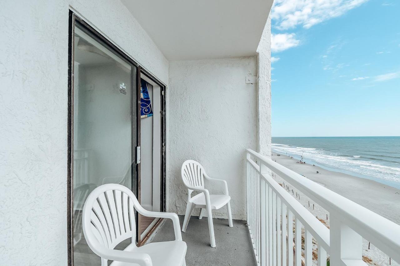 Ocean Front Comfy Condo W/Kitchen, Sleeps 4, Snowbird Paradise マートルビーチ エクステリア 写真
