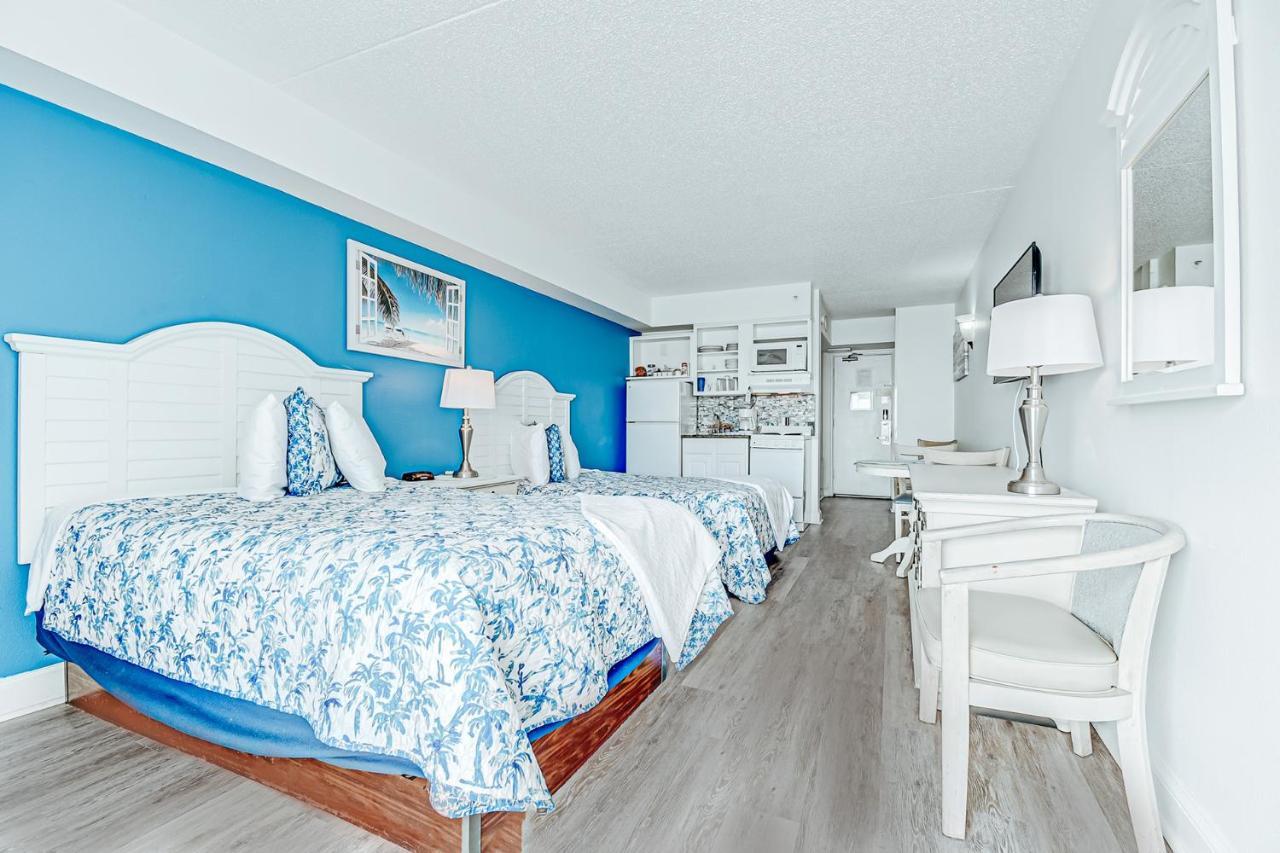 Ocean Front Comfy Condo W/Kitchen, Sleeps 4, Snowbird Paradise マートルビーチ エクステリア 写真