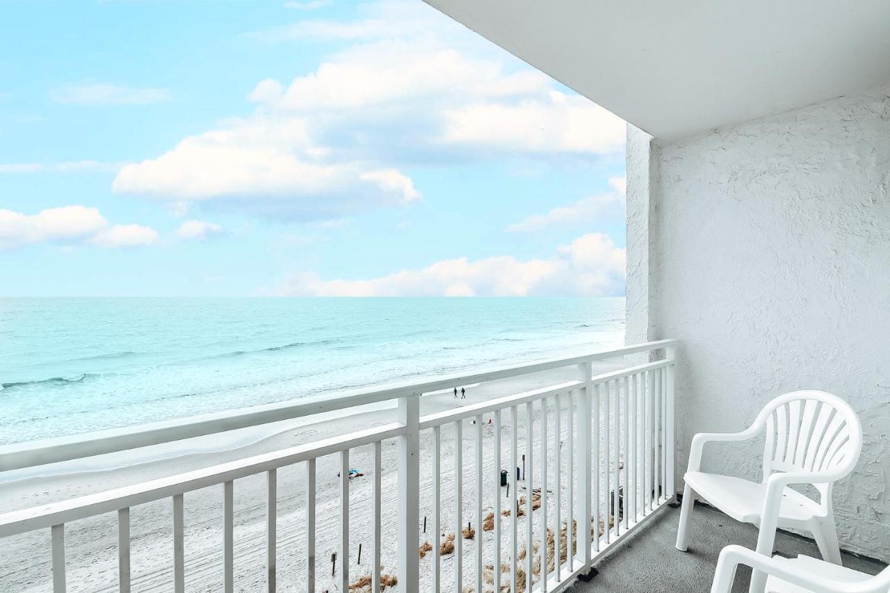Ocean Front Comfy Condo W/Kitchen, Sleeps 4, Snowbird Paradise マートルビーチ エクステリア 写真