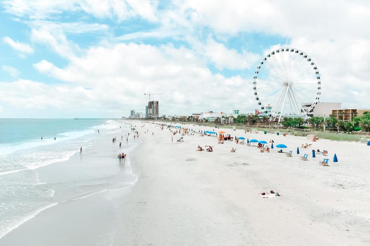 Ocean Front Comfy Condo W/Kitchen, Sleeps 4, Snowbird Paradise マートルビーチ エクステリア 写真